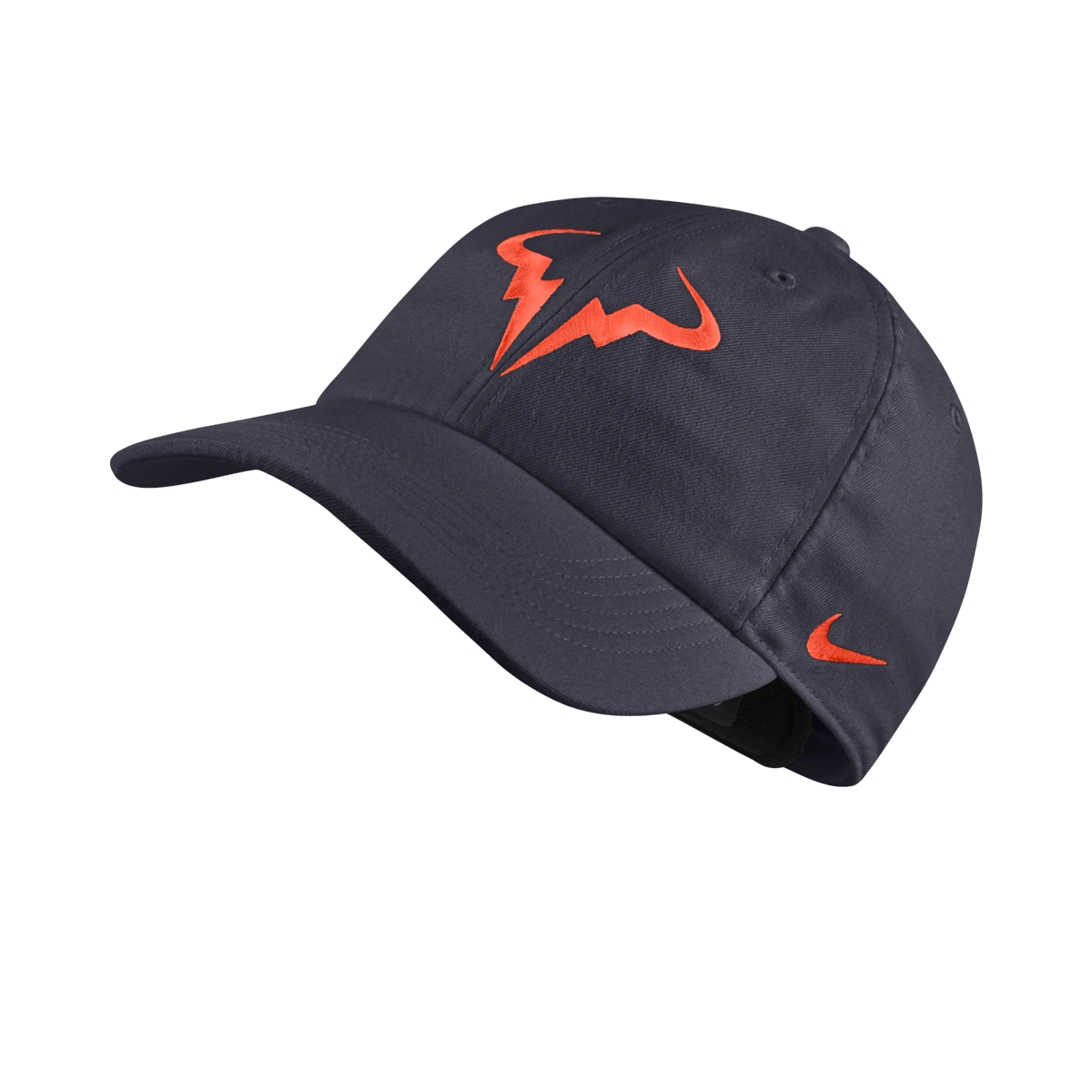 Nike AeroBill Rafa Heritage86 hat in Gridiron w/Hyper Crimson [850666-081] from the Fall 2018 tennis collection